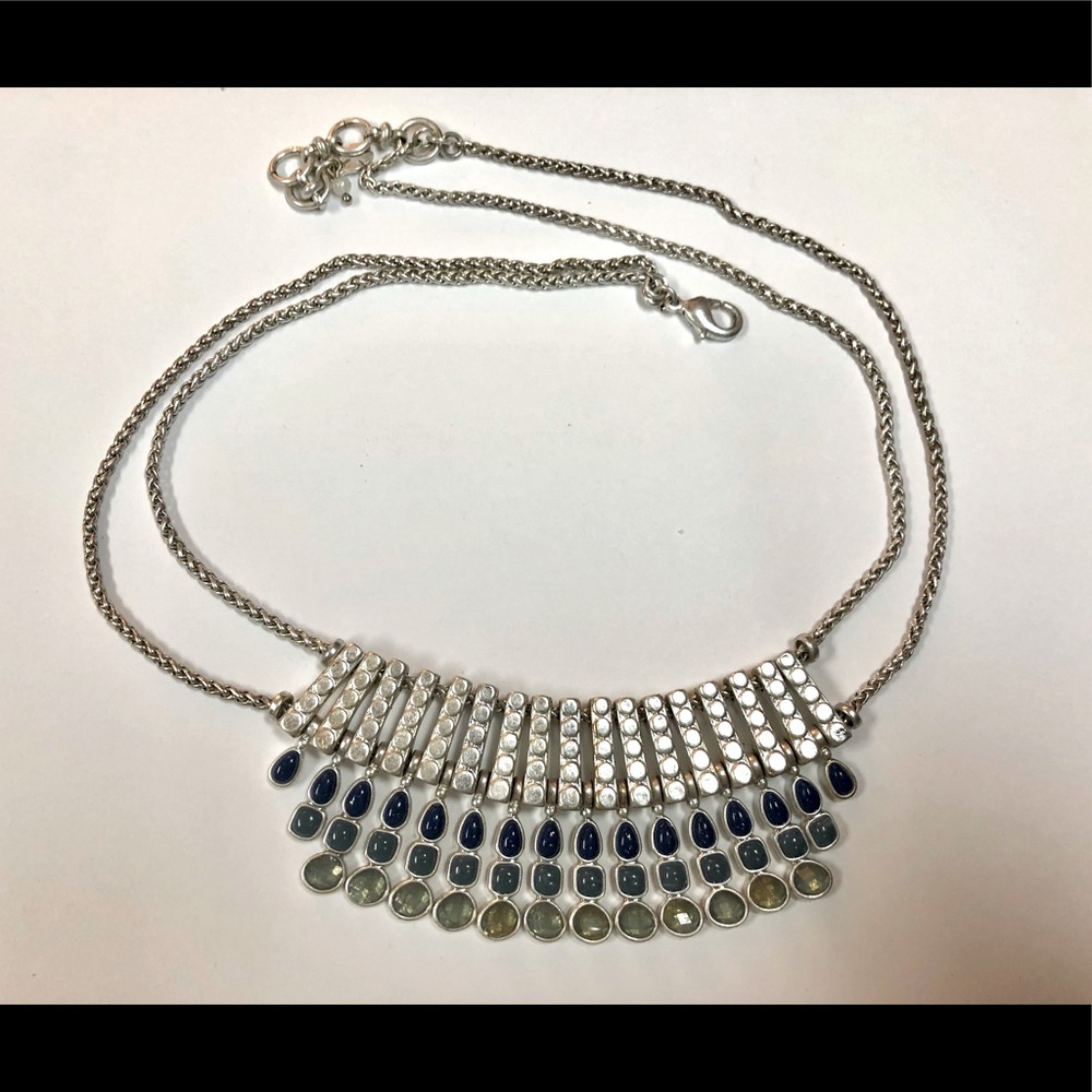 Lucky Brand Blue Stoned Necklace